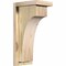 Ekena Millwork Huntington Rough Sawn Corbel w/Backplate, Douglas Fir, 6"W x 8"D x 16"H COR06X08X16HUN01RDF - alternate 1